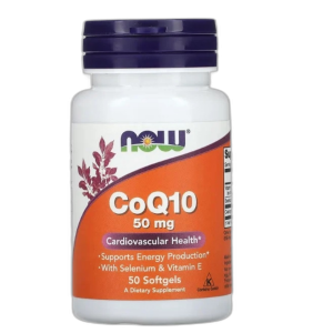 CoQ10 with Selenium & Vitamin E, 50mg - 50 softgels