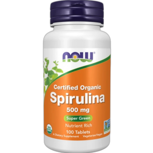Spirulina Organic, 500mg - 100 tablets