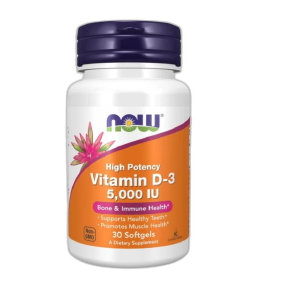 Vitamin D-3, 5000 IU - 30 softgels
