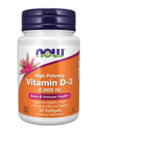 Vitamin D-3, 2000 IU - 30 softgels