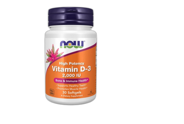 Vitamin D-3, 2000 IU - 30 softgels