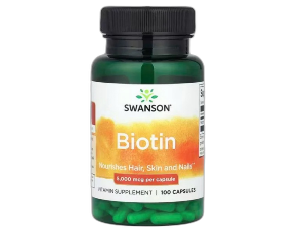 Biotin, 5000mcg - 100 caps
