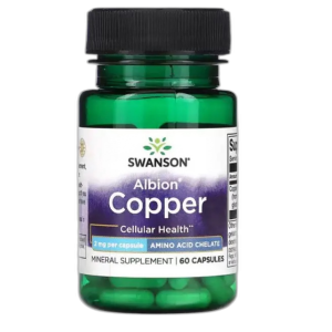 Albion Copper, 2mg - 60 caps