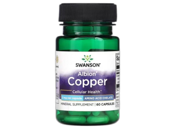 Albion Copper, 2mg - 60 caps