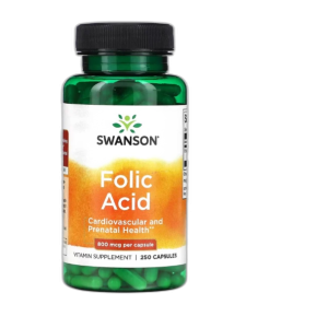Folic Acid, 800mcg - 250 caps